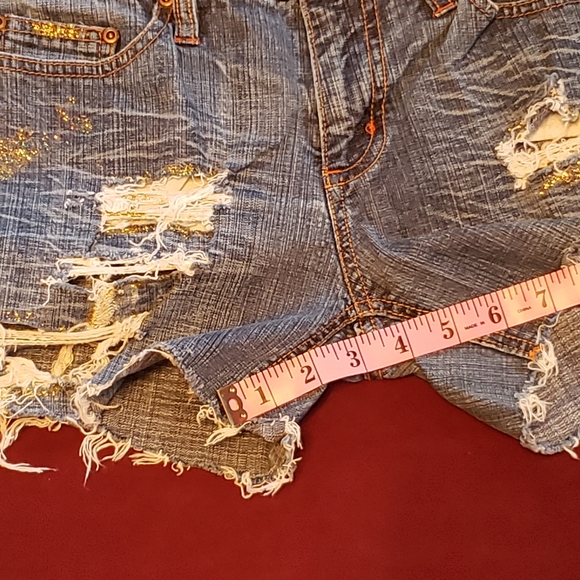 Bongo brand custom distressed cutoffs juniors size 9 - Picture 11 of 11